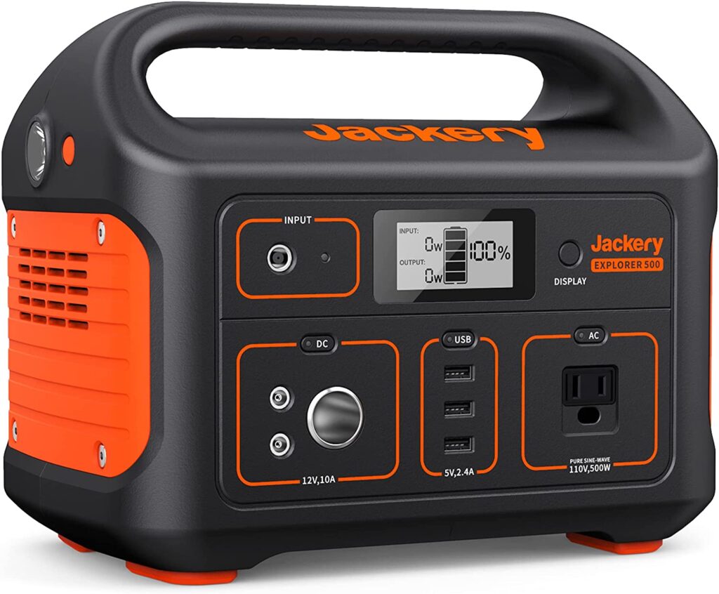 4 Best Solar Generators For Camping 2022 - Jackery Portable Power Station Explorer 500